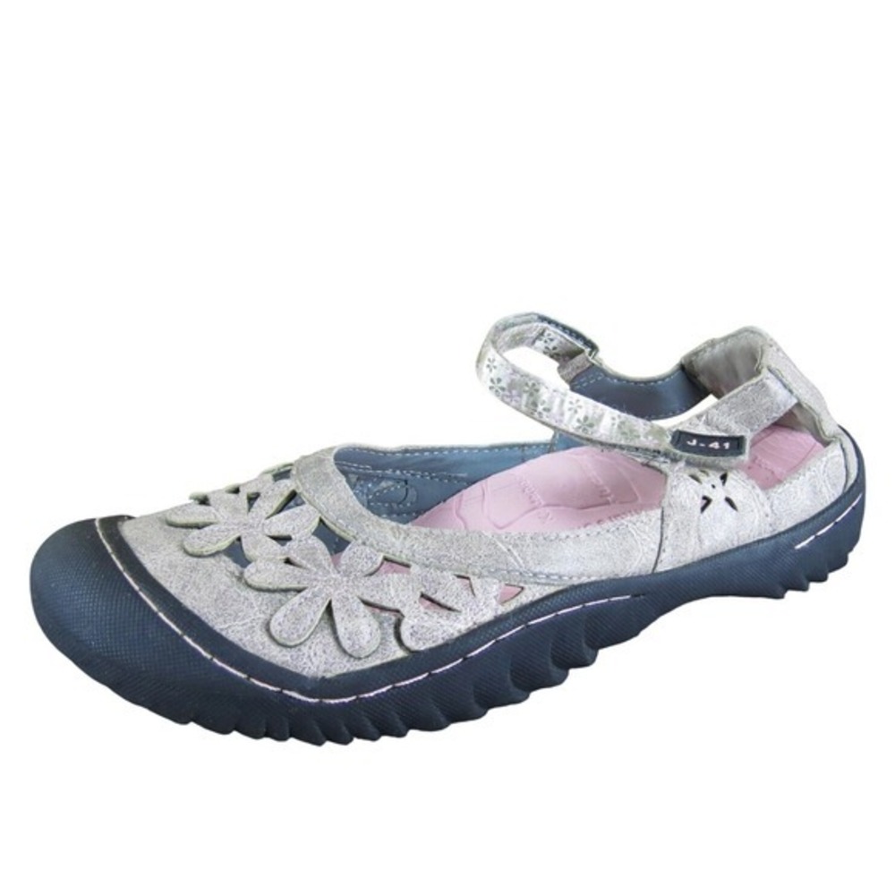 J-41 Women's Orchid Mary Jane Brown Vegan Sz 8.5 Medium Used 2025